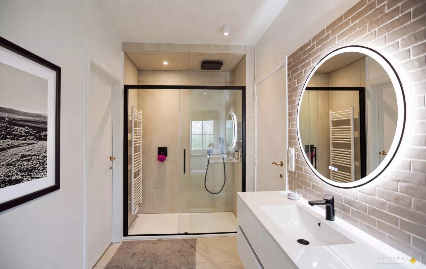 Salle de douche après rénovation