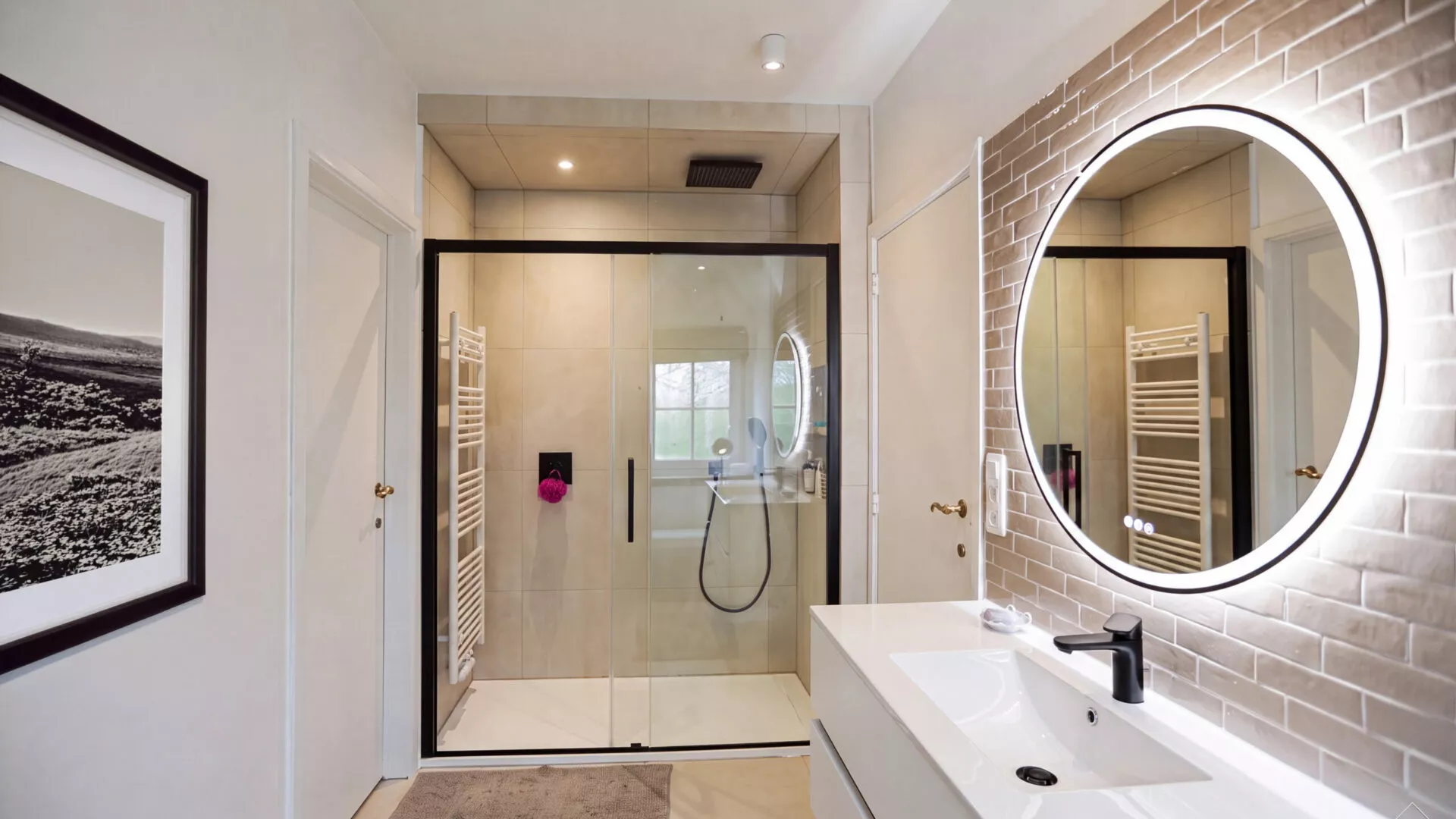 Salle de douche après rénovation