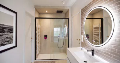 Salle de douche après rénovation
