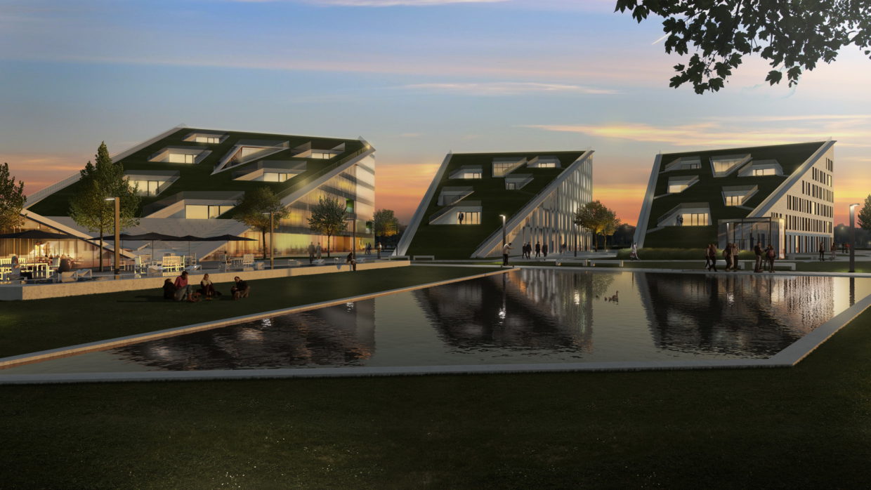 Projet Corda Campus par ELD architects, simulation 3D